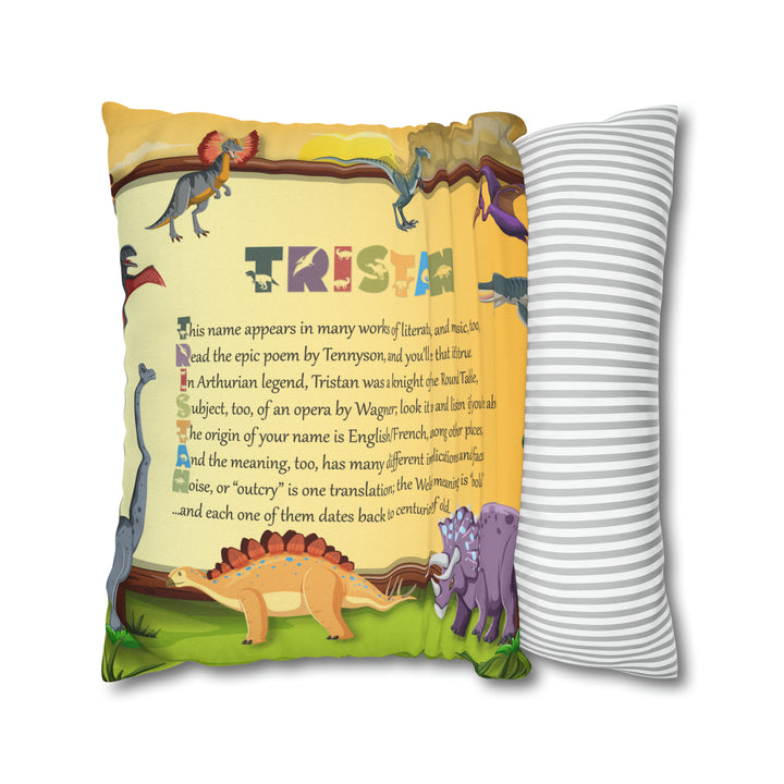 Namesakes Pillow Case Cover - Dinosaur Design