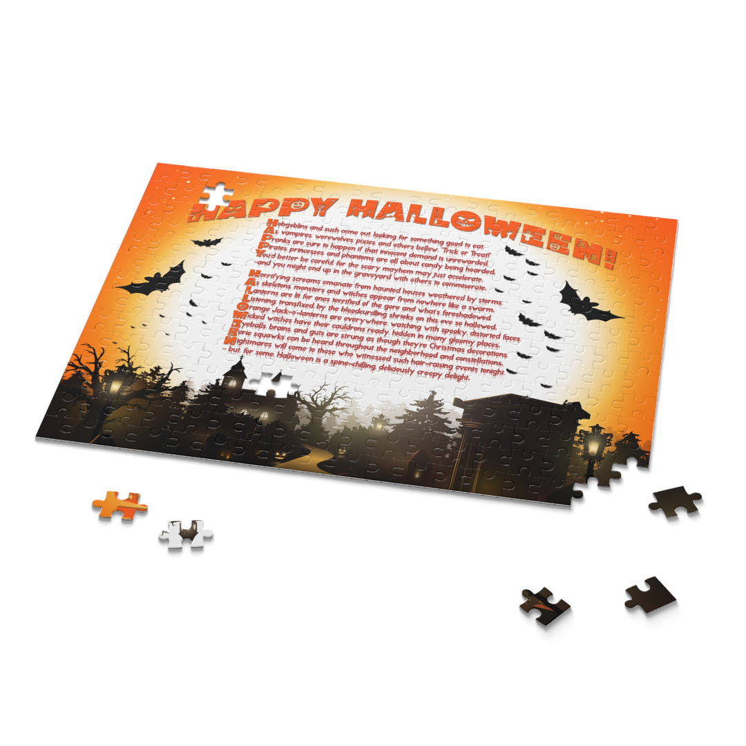 Happy Halloween Acrostic Poem Jigsaw Puzzle
