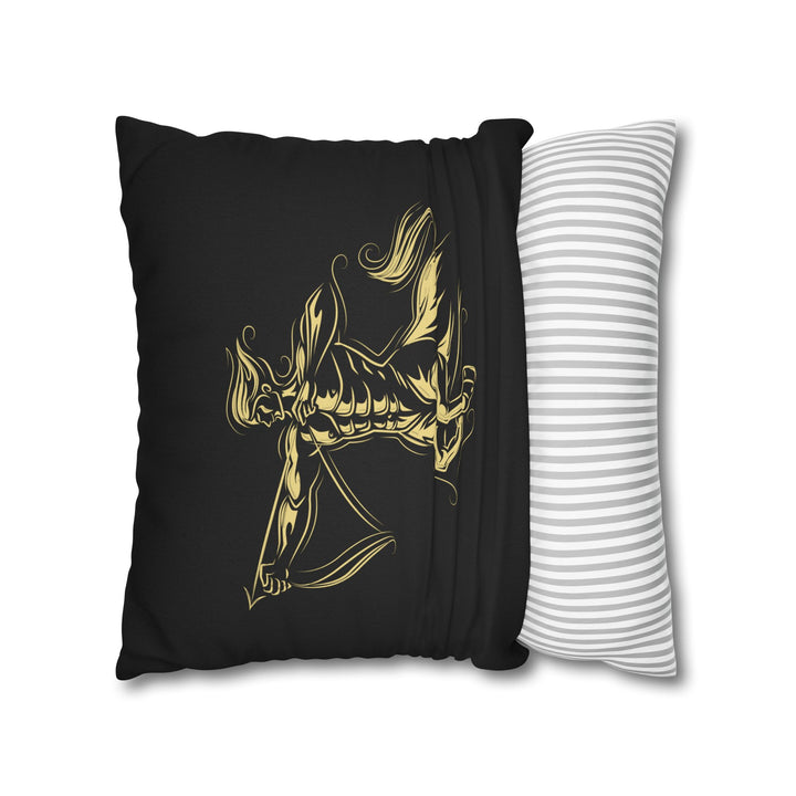 Sagittarius Acrostic Poem Pillow Cover