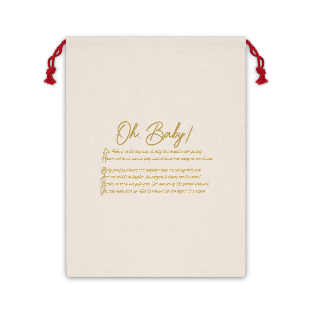 Oh, Baby Acrostic Poem Gift Bag