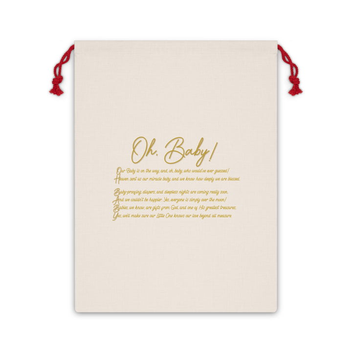 Oh, Baby Acrostic Poem Gift Bag
