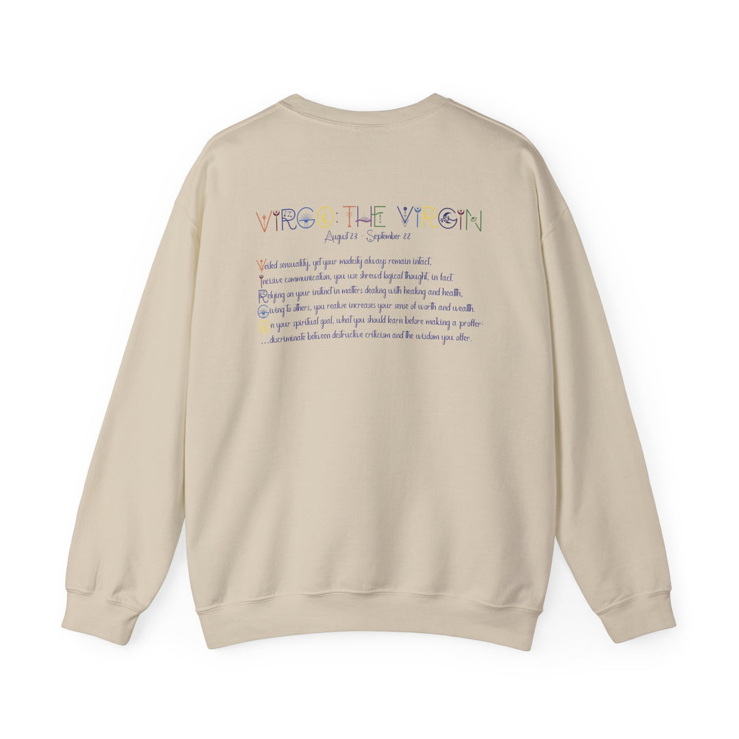 Virgo Acrostic Poem Astrology Sweatshirt - Unisex
