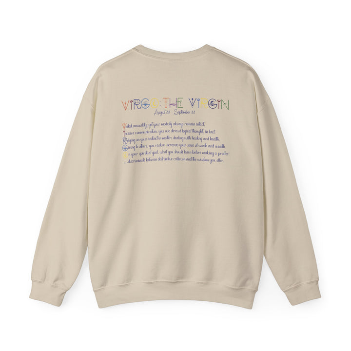 Virgo Acrostic Poem Astrology Sweatshirt - Unisex