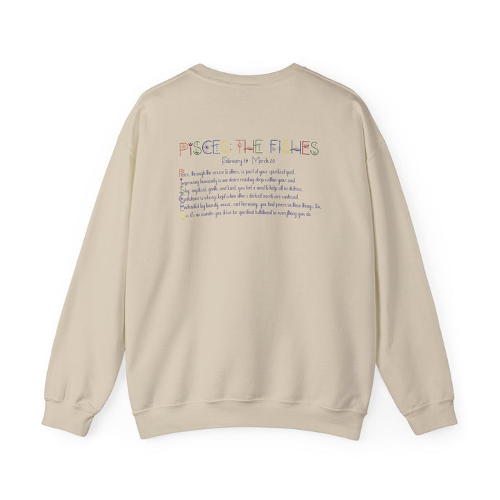 Pisces Acrostic Poem Astrology Sweatshirt - Unisex