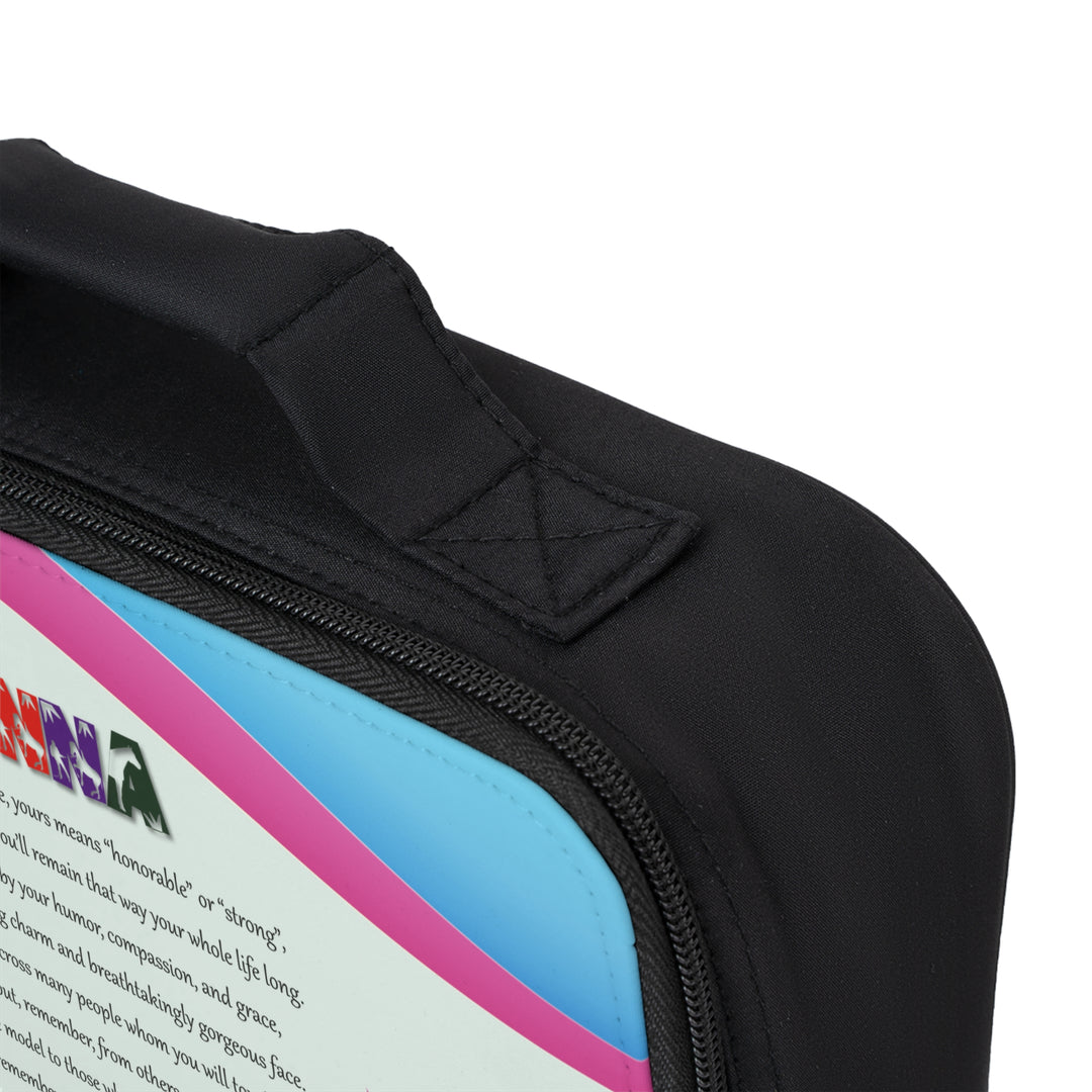 Namesakes Personalized Lunch Bag - Vibrant Horse Design