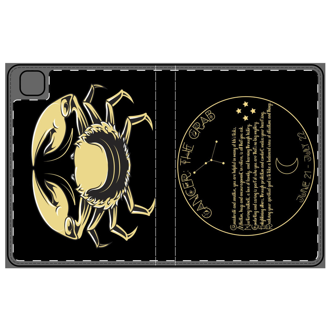 Cancer Acrostic Poem Elegant Tablet Folio Case