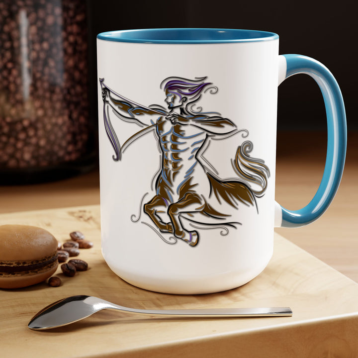 Sagittarius Two-Tone Coffee Mugs - 15oz