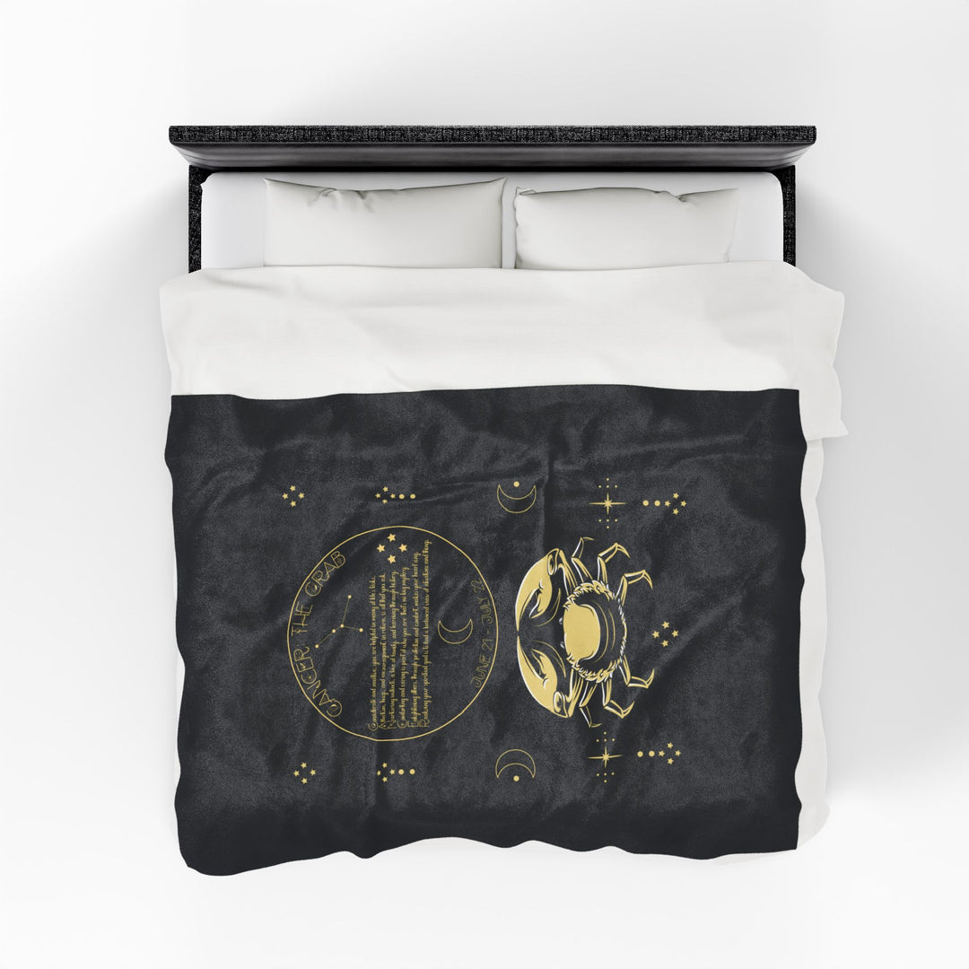 Cancer Acrostic Poem Velveteen Blanket