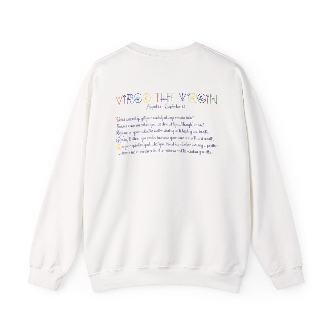 Virgo Acrostic Poem Astrology Sweatshirt - Unisex
