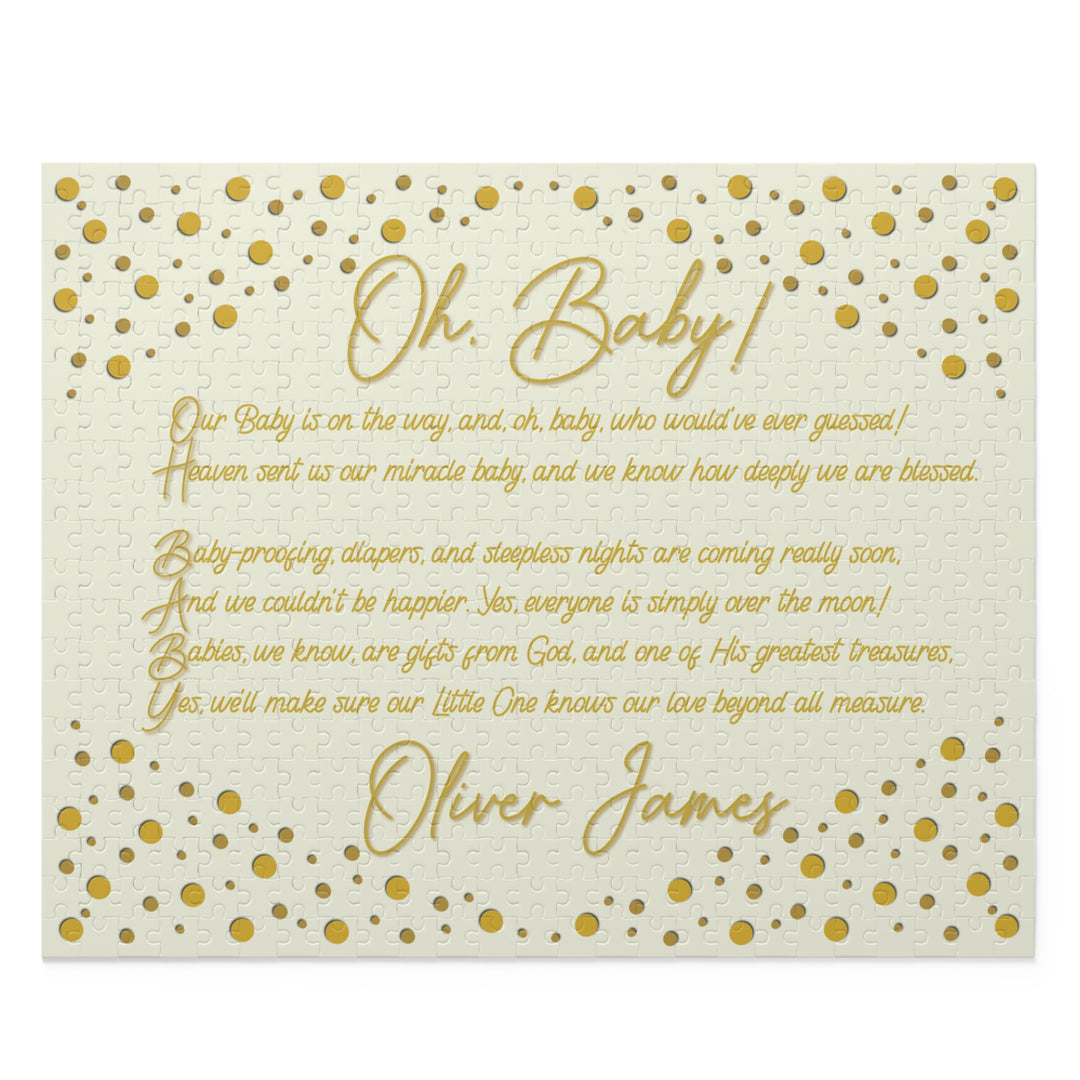 Oh, Baby! Acrostic Poem - Personalized