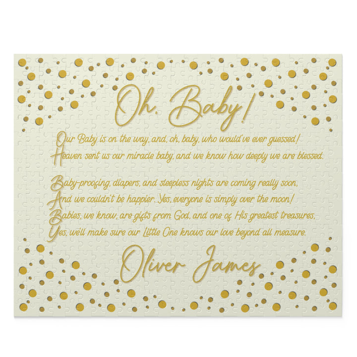 Oh, Baby! Acrostic Poem - Personalized