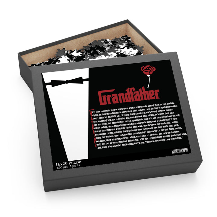 It's Just a Phrase "Grandfather" Acrostic Puzzle