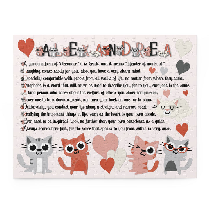 Namesakes Acrostic Name Poem Puzzle - Kitty Design