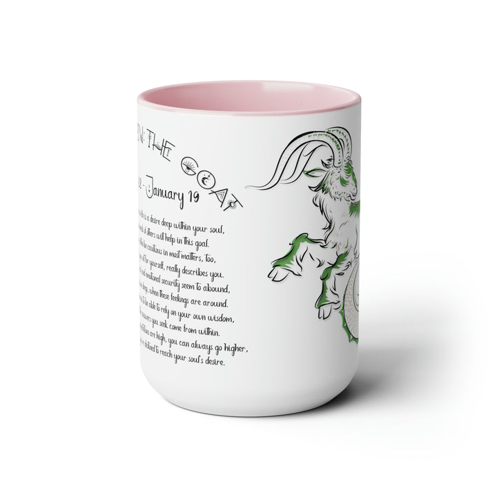 Written in the Stars Two-Tone Coffee Mugs - 15oz - Capricorn