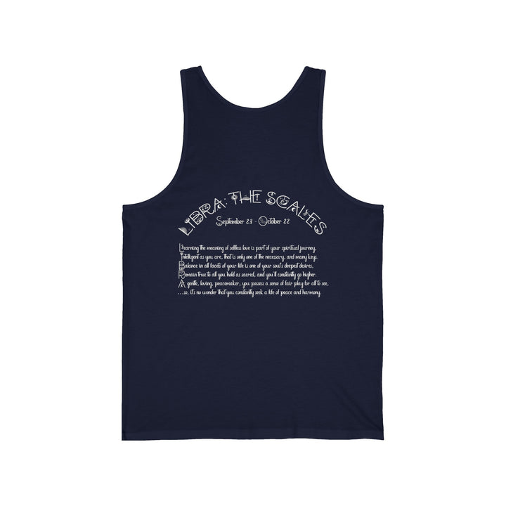 “Libra”  Unisex Acrostic Poem Jersey Tank Top