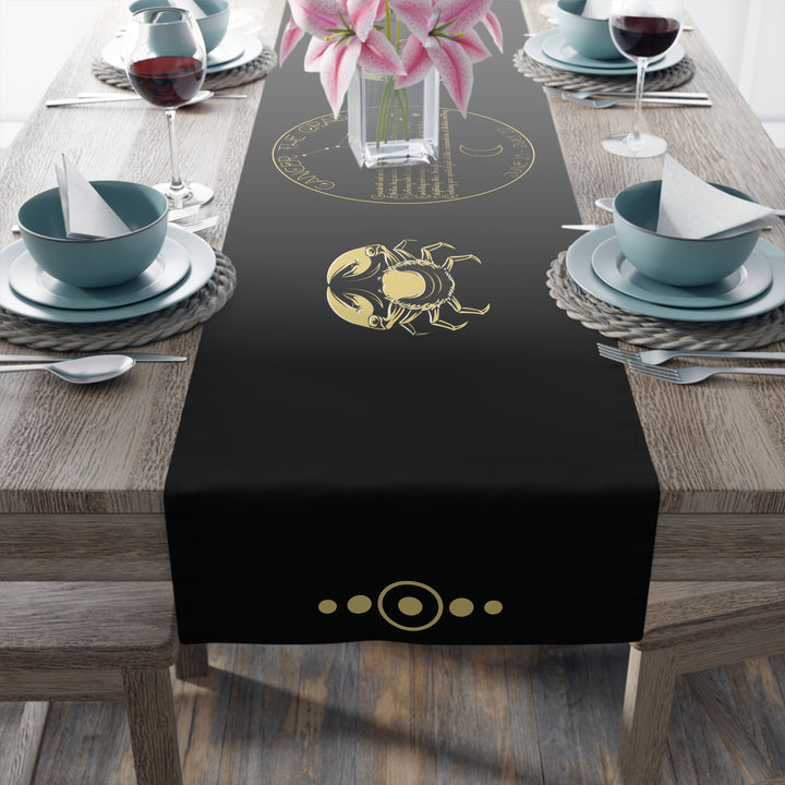 Cancer Acrostic Poem Table Runner