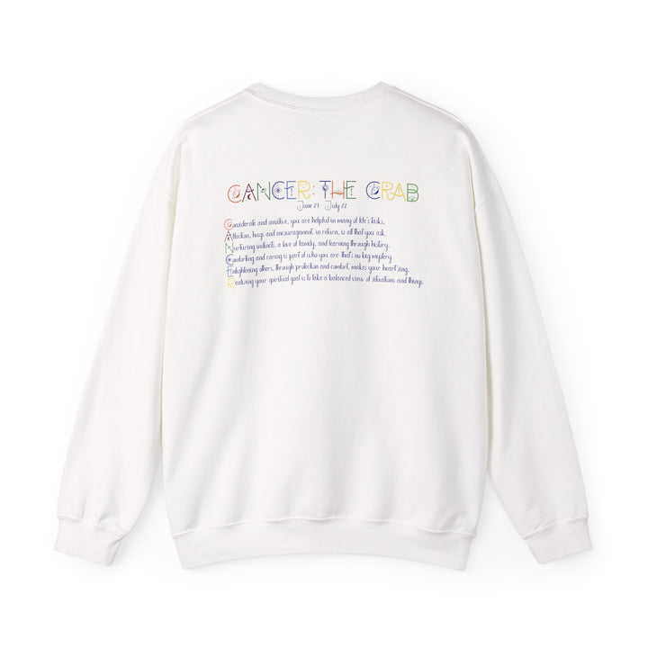 Cancer Acrostic Poem Astrology Sweatshirt - Unisex