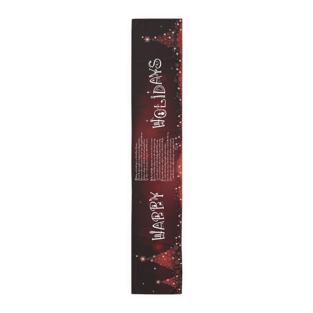 “Happy Holidays” Table Runner