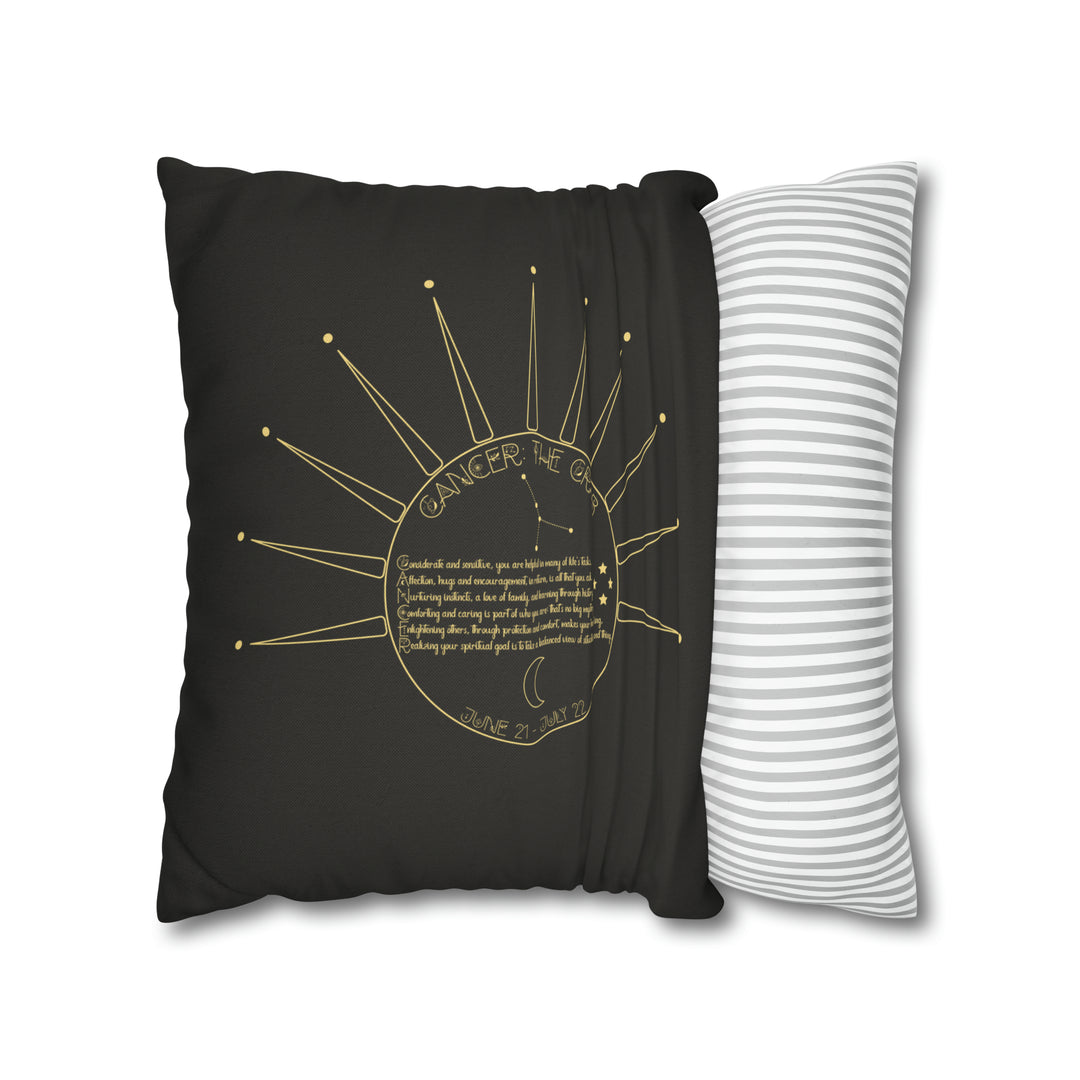 Written in the Stars Pillowcase/Cover Spelling Out "Cancer"