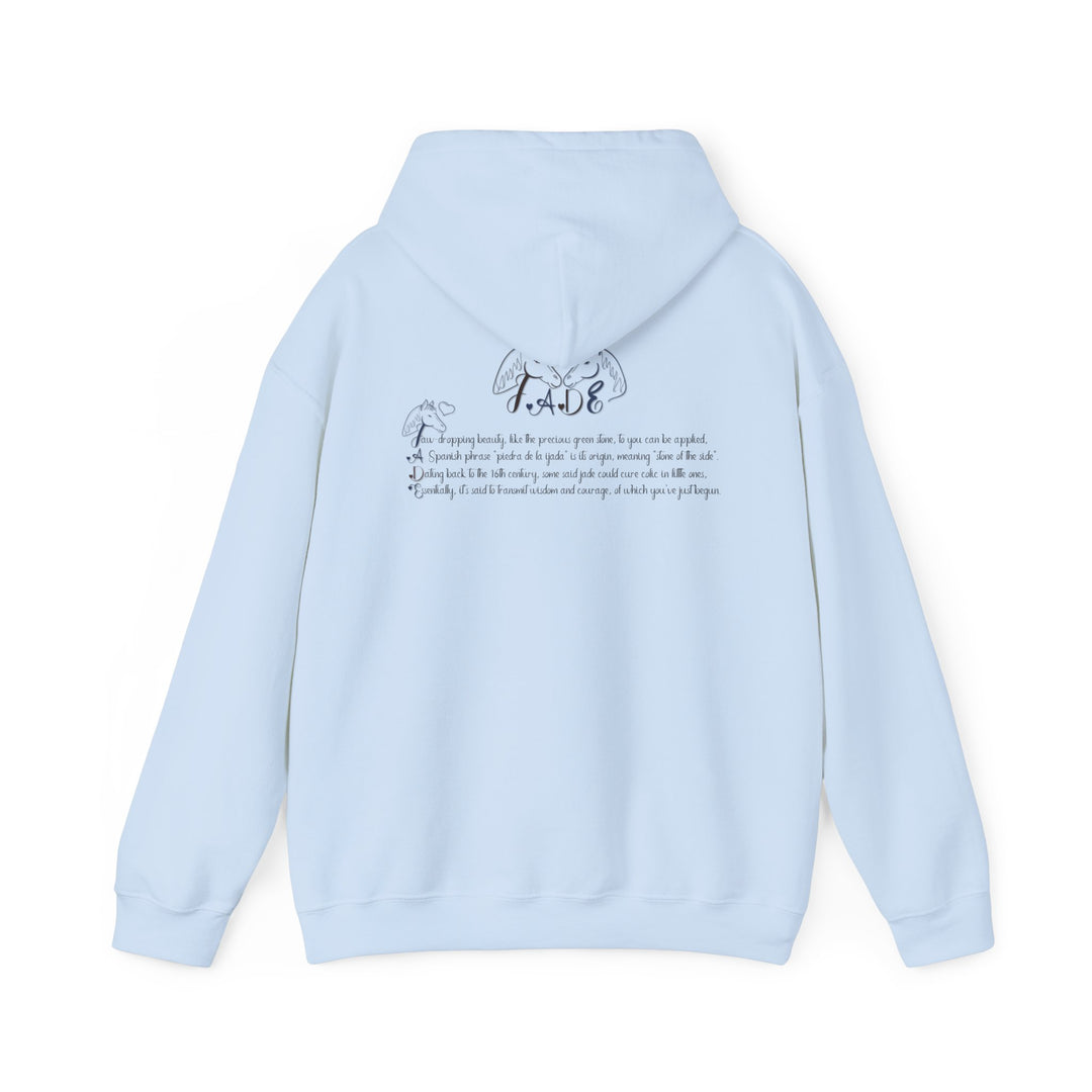Namesakes, Personalized Acrostic Name Hoodie with Horse Graphic