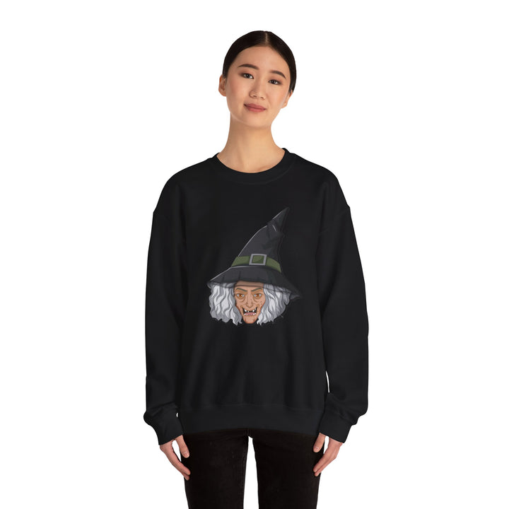 Happy Halloween Acrostic Poem Sweatshirt -  Old Witch