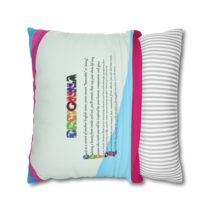 Namesakes Pillow Cover - Vibrant Horse Design