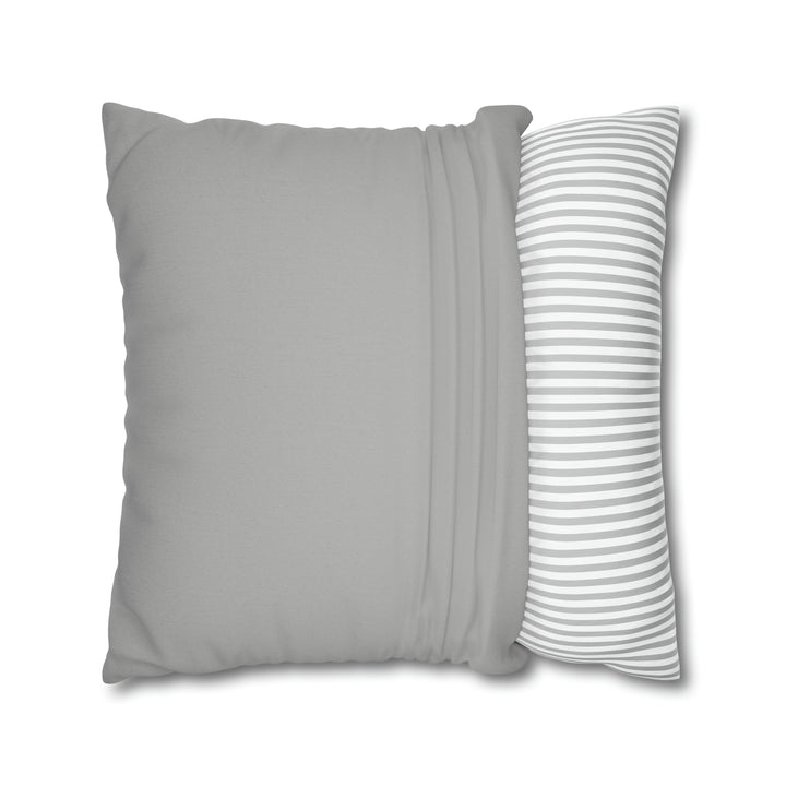 It's Just a Phrase "Mom and Dad" Acrostic Poem Grey Pillow Case/Cover