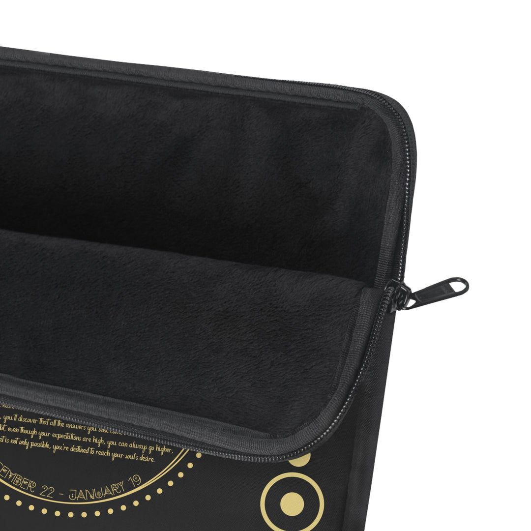 Capricorn Acrostic Poem Laptop Sleeve