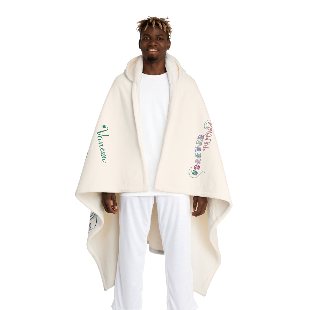 Forever Friends Hooded Sherpa Fleece Blanket - Personalized