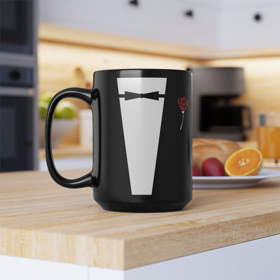 "Grandmother" Acrostic Poem Black Mug - 15oz