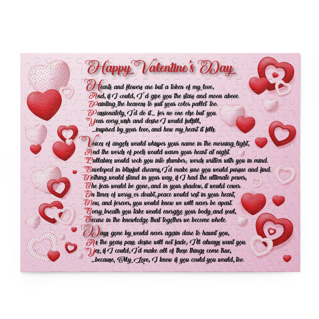 It's Just a Phrase "Happy Valentine's Day" Acrostic Poem Puzzle