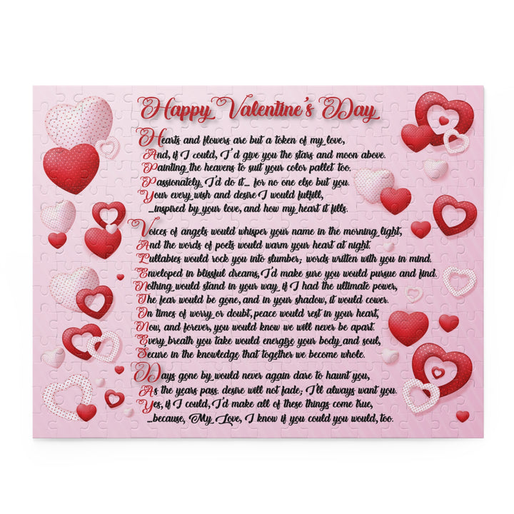 It's Just a Phrase "Happy Valentine's Day" Acrostic Poem Puzzle