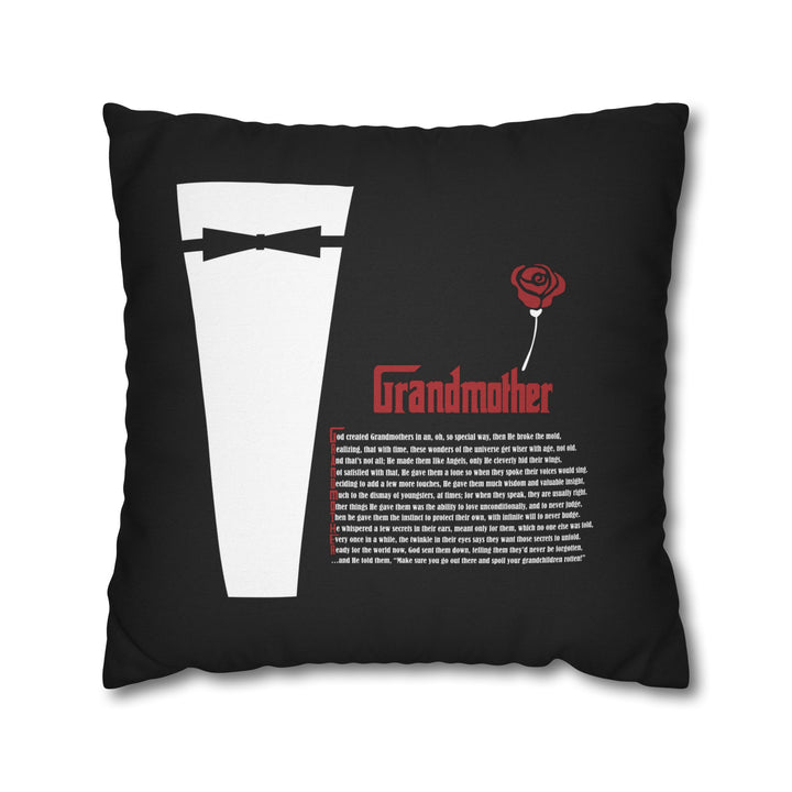 "Grandmother" Acrostic Poem Square Pillow Cover