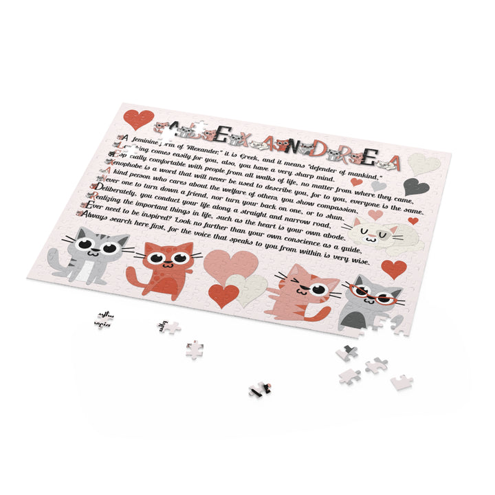 Namesakes Acrostic Name Poem Puzzle - Kitty Design