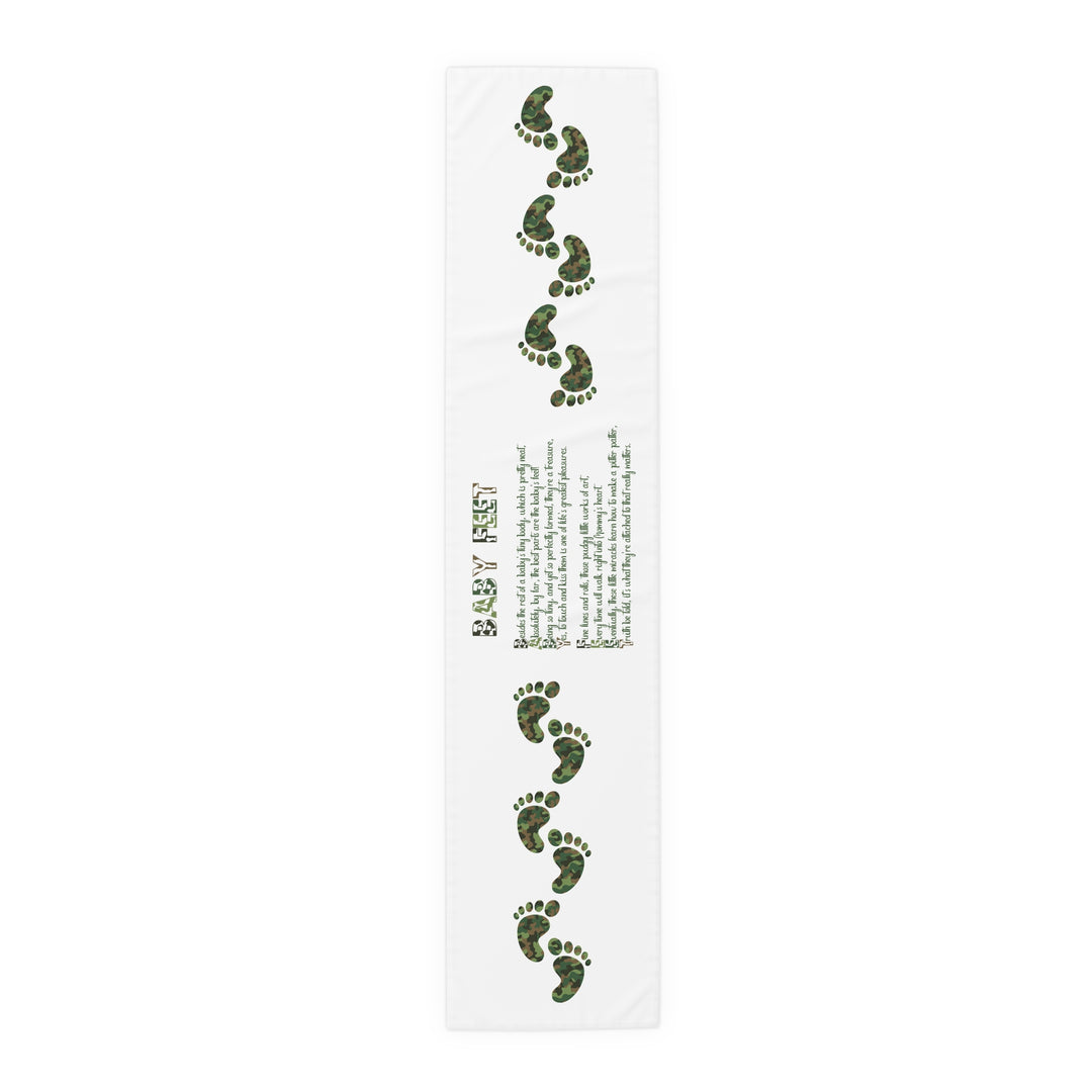 “Baby Feet” Table Runner - Camo