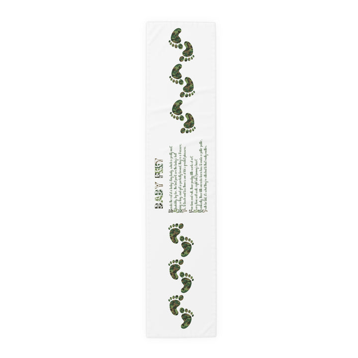 “Baby Feet” Table Runner - Camo