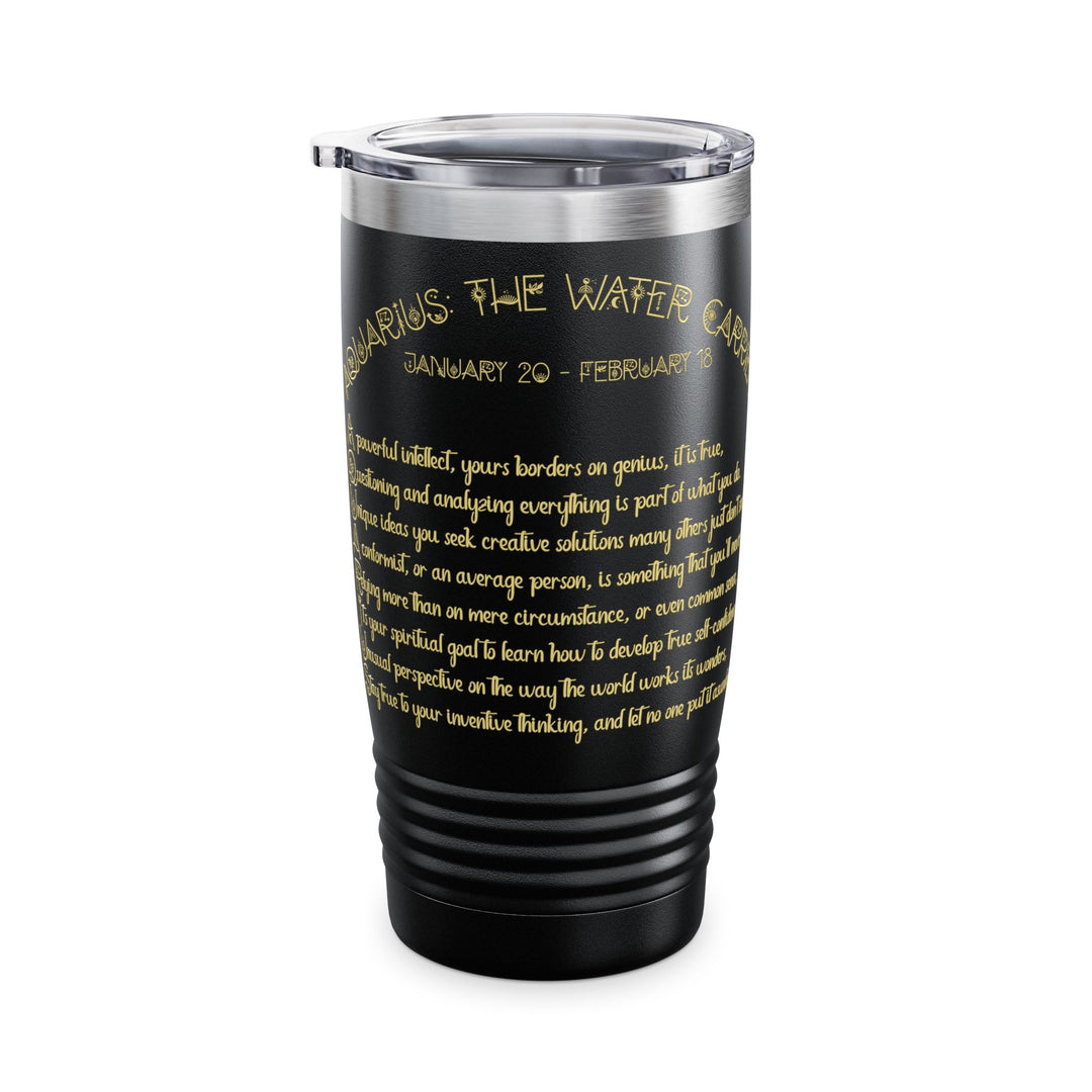 Aquarius Acrostic Poem Ringneck Tumbler - 20oz