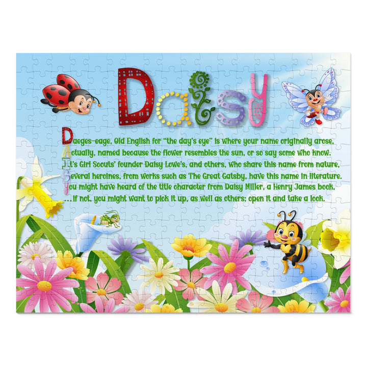 Namesakes Acrostic Poem Jigsaw Puzzle - Flowers