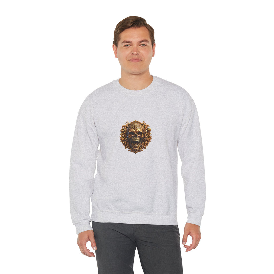Happy Halloween Acrostic Poem Sweatshirt - Skull