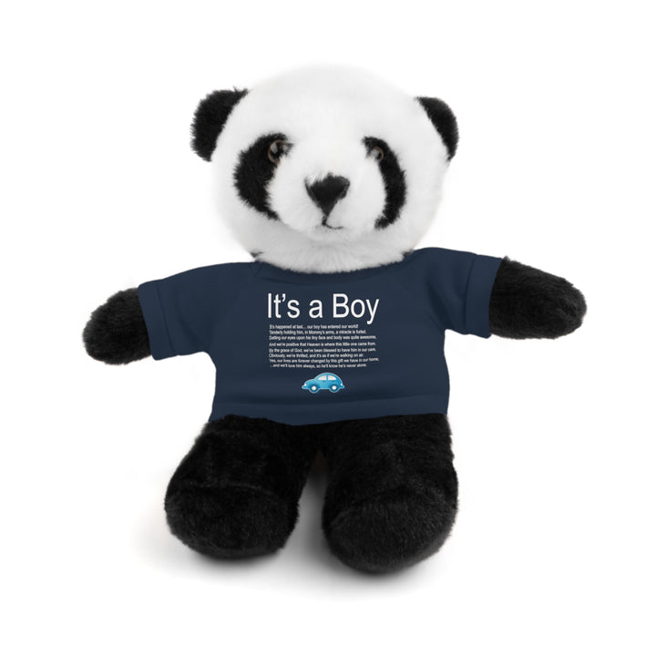 It's a Boy Acrostic Poem Stuffed Animal Collection with T-Shirt - Car