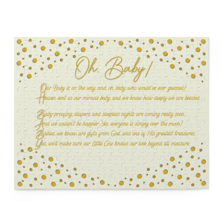 Oh, Baby! Acrostic Poem - No Personalization