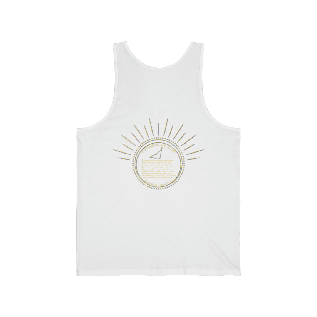 Written in the Stars Unisex Jersey Tank - Capricorn