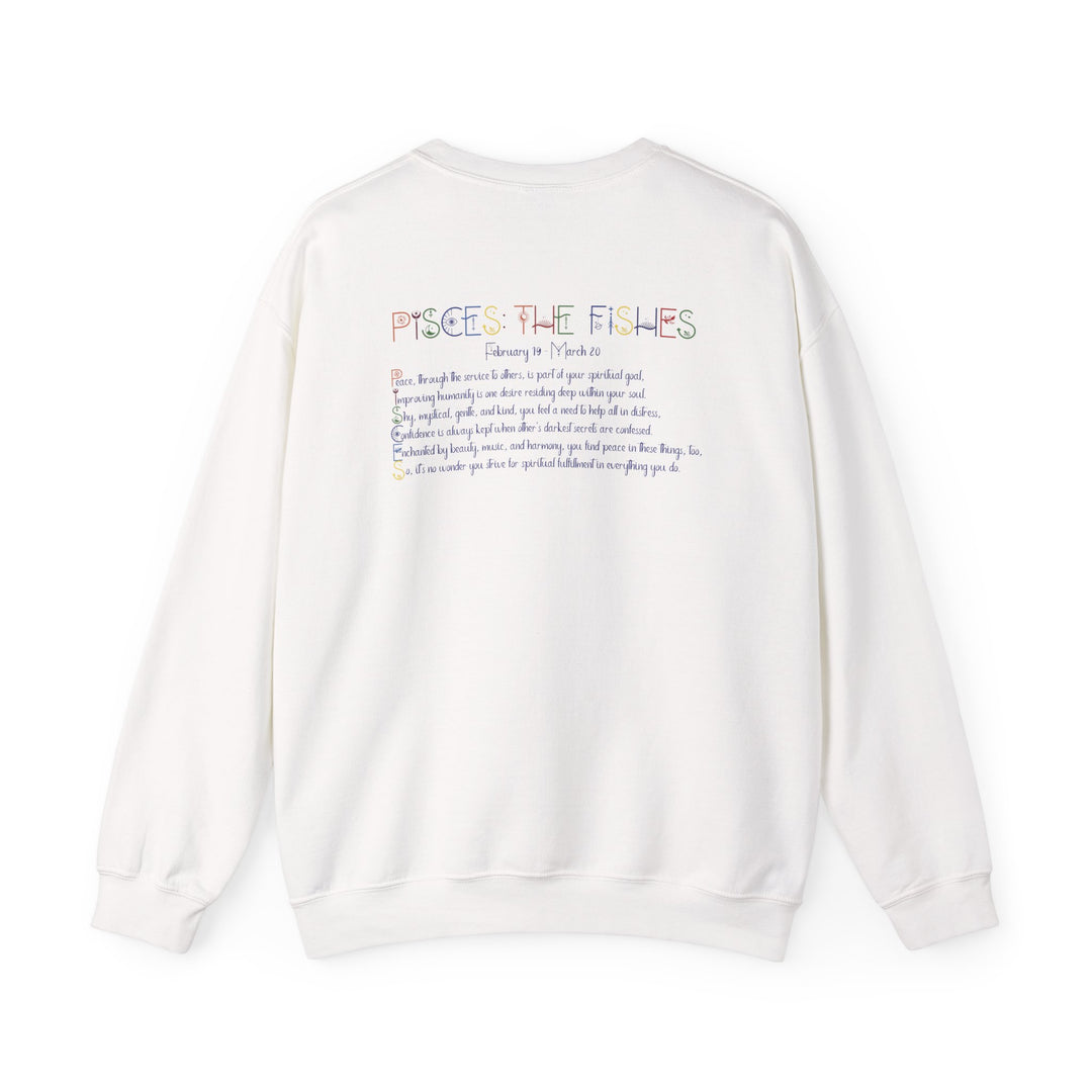 Pisces Acrostic Poem Astrology Sweatshirt - Unisex