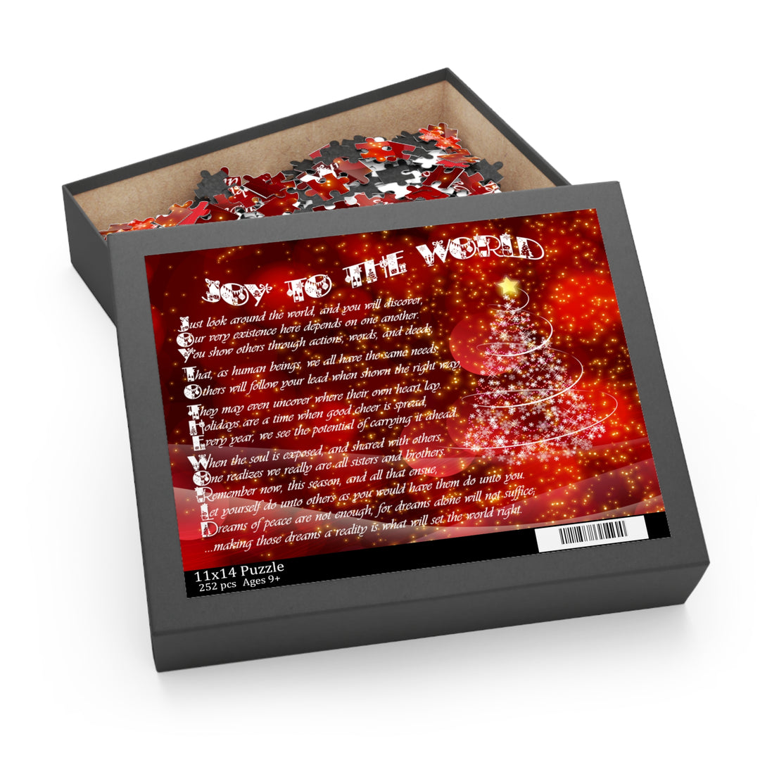 Joy to the World Acrostic Poem Jigsaw Puzzle