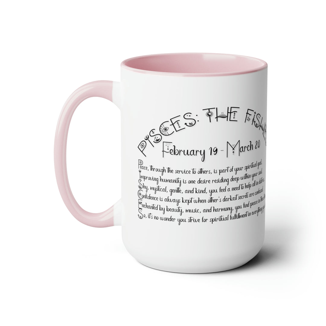 Written in the Stars Two-Tone Coffee Mugs - 15oz - Pisces
