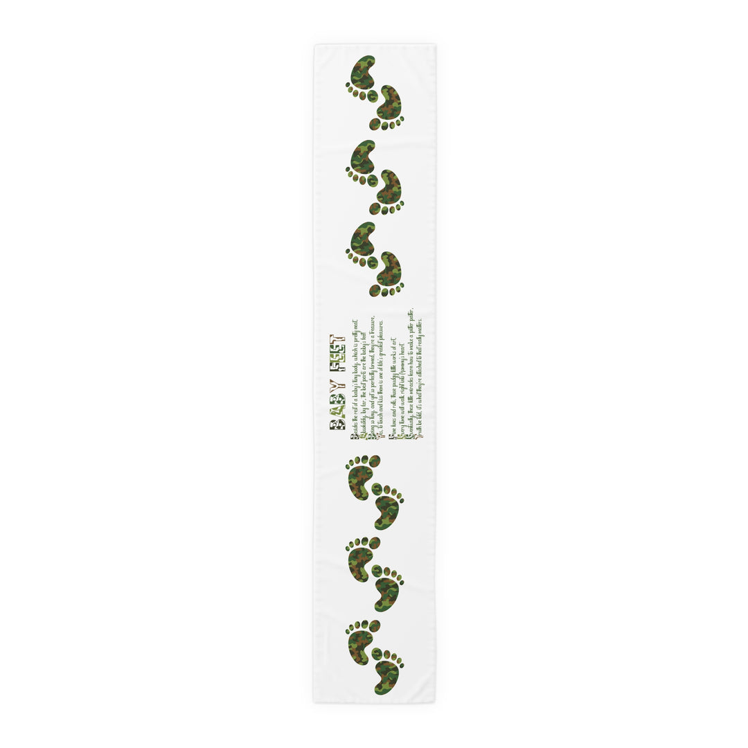 “Baby Feet” Table Runner - Camo