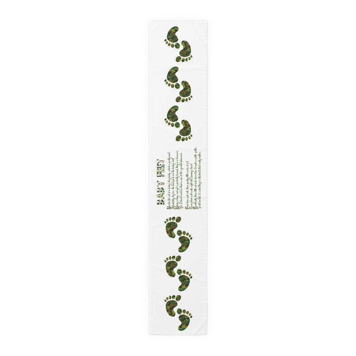 “Baby Feet” Table Runner - Camo