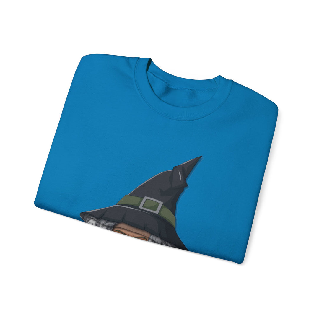 Happy Halloween Acrostic Poem Sweatshirt -  Old Witch