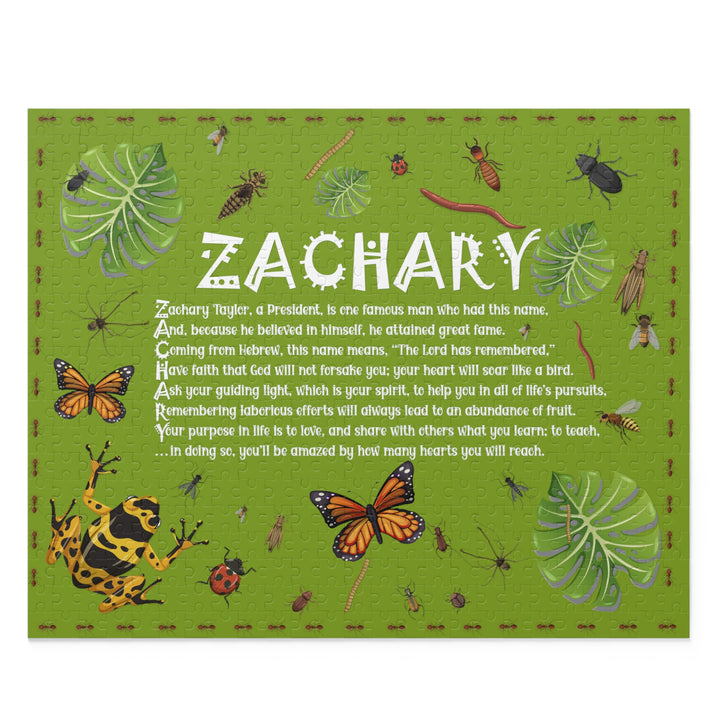 Namesakes Personalized Acrostic Name Puzzle Insect Design
