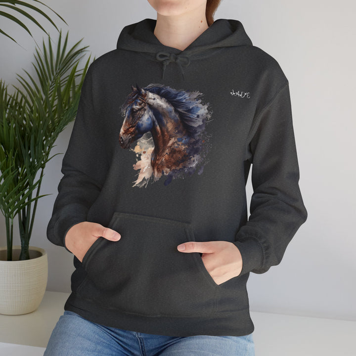 Namesakes, Personalized Acrostic Name Hoodie with Horse Graphic